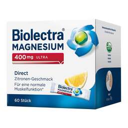 Abbildung: Biolectra Magnesium 400 mg ultra Direct Zitrone 60 St, Pellets PZN 14371289