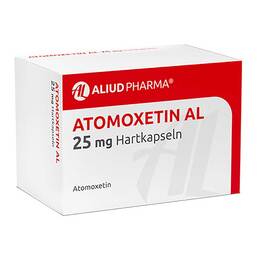 Abbildung: Atomoxetin AL 25 mg Hartkapseln 56 St, Hartkapseln PZN 14373957