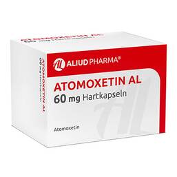 Abbildung: Atomoxetin AL 60 mg Hartkapseln 56 St, Hartkapseln PZN 14374023