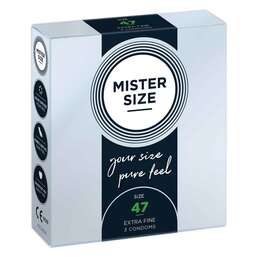 Abbildung: MISTER SIZE 47 Kondome Kondome, 3 St PZN 14375904