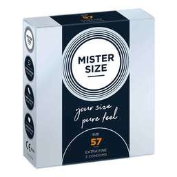 Abbildung: MISTER SIZE 57 Kondome Kondome, 3 St PZN 14375962