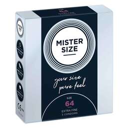 Abbildung: MISTER SIZE 64 Kondome 3 St, Kondome PZN 14375985