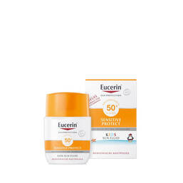 Abbildung: Eucerin Sun Kids Fluid LSF 50 + für unterwegs Lotion, 50 ml PZN 14385156