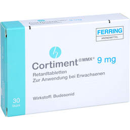 Abbildung: Cortiment Mmx 9 mg Retardtabletten 30 St, Retard-Tabletten PZN 14398182