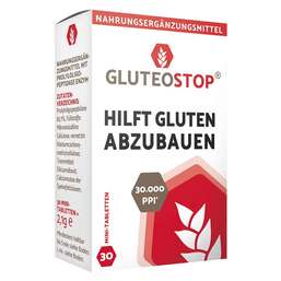 Abbildung: Gluteostop Tabletten 30 St, Tabletten PZN 14398555