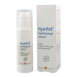 Abbildung: Hyarthril Gelenkhydrogel kühlend im Spender 150 ml, Gel PZN 14407343