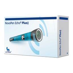 Abbildung: Novopen Echo Plus Injektionsgerät blau 1 St PZN 14412373