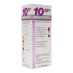 Abbildung: Servotest 10SG Plus Urinteststreifen 100 St, Teststreifen PZN 14414455