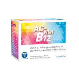 Abbildung: AC-Vital B12 Direktsticks mit Eiweißbausteinen Beutel, 60 St PZN 14417235