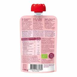 Abbildung: Holle Zebra Beet Apfel & Banane mit rote Bete 100 g, Brei PZN 14419599