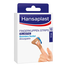 Abbildung: Hansaplast Elastic Fingerkuppen Strips Pflaster, 10 St PZN 14420036