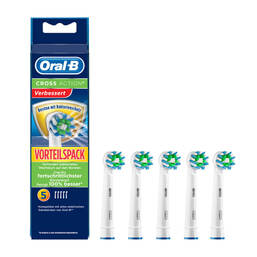 Abbildung: ORAL B Aufsteckbürsten Crossaction Bakterienschutz Zahnbürste, 5 St PZN 14420421