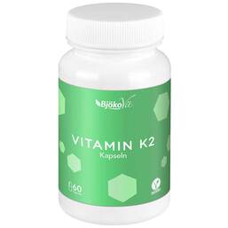 Abbildung: Vitamin K2 MK7 all-trans vegan Kapseln Kapseln, 60 St PZN 14439981