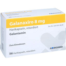 Abbildung: Galanaxiro 8 mg Hartkapseln retardiert 56 St, Retard-Kapseln PZN 14446366