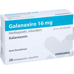 Abbildung: Galanaxiro 16 mg Hartkapseln retardiert 28 St, Retard-Kapseln PZN 14446389