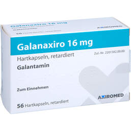 Abbildung: Galanaxiro 16 mg Hartkapseln retardiert 56 St, Retard-Kapseln PZN 14446395
