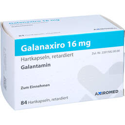 Abbildung: Galanaxiro 16 mg Hartkapseln retardiert 84 St, Retard-Kapseln PZN 14446403