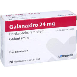 Abbildung: Galanaxiro 24 mg Hartkapseln retardiert 28 St, Retard-Kapseln PZN 14446426