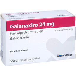 Abbildung: Galanaxiro 24 mg Hartkapseln retardiert 56 St, Retard-Kapseln PZN 14446432
