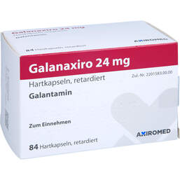 Abbildung: Galanaxiro 24 mg Hartkapseln retardiert 84 St, Retard-Kapseln PZN 14446449