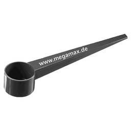 Abbildung: Dosierlöffel 25 ml schwarz Megamax 1 St PZN 14448589