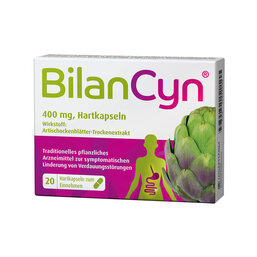 Abbildung: Bilancyn 400 mg Hartkapseln Hartkapseln, 20 St PZN 14852698