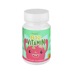 Abbildung: Vitamin B12 Kinder Kautabletten vegan Kautabletten, 120 St PZN 14854303