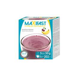 Abbildung: Maxifast Drink Kirsch-Banane Pulver Pulver, 250 g PZN 14854384