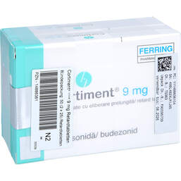 Abbildung: Cortiment Mmx 9 mg Retardtabletten 50 St, Retard-Tabletten PZN 14886361