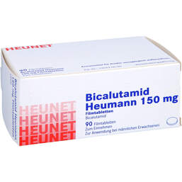 Abbildung: Bicalutamid Heumann 150 mg Filmtabletten Heunet 90 St, Filmtabletten PZN 15023403