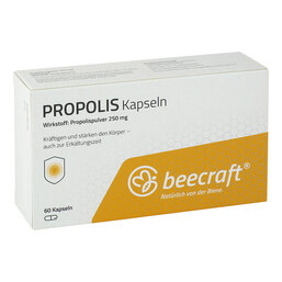 Abbildung: Beecraft Propolis Kapseln Kapseln, 60 St PZN 15024070