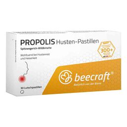 Abbildung: Beecraft Propolis Husten-Pastillen Lutschpastillen, 30 St PZN 15024101