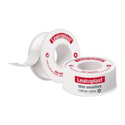 Abbildung: Leukoplast® skin sensitive 1,25 cm x 2,6 m 1 St, Pflaster PZN 15190874