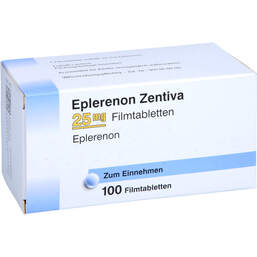 Abbildung: Eplerenon Zentiva 25 mg Filmtabletten 100 St, Filmtabletten PZN 15192560