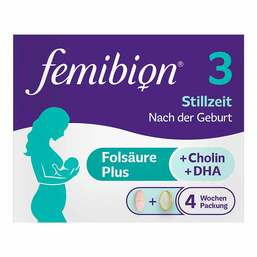 Abbildung: Femibion 3 Stillzeit 4-Wochen-Packung mit 28 Tabletten und 28 Kapseln Kombipackung, 2X28 St PZN 15200058