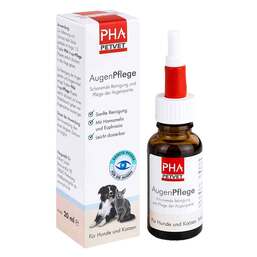 Abbildung: PHA Augenpflege Tropfen für Hunde / Katzen 20 ml, Tropfen PZN 15202258