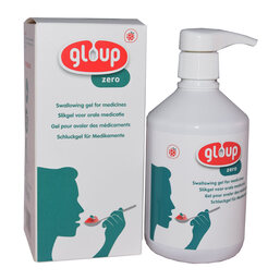 Abbildung: Gloup Zero Medikamenteneinnahme Gel Himbeere 500 ml, Gel PZN 15203246