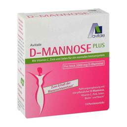 Abbildung: D-Mannose Plus 2000 mg Sticks Pulver, 15X2.47 g PZN 15211369