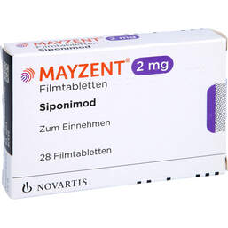 Abbildung: Mayzent 2 mg Filmtabletten 28 St, Filmtabletten PZN 15227471