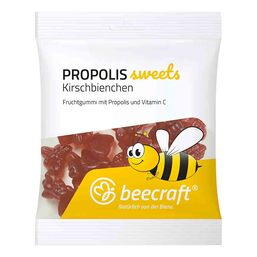 Abbildung: Beecraft Propolis Kirschbienchen Gummibonbons Bonbons, 80 g PZN 15227873