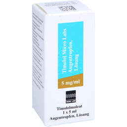 Abbildung: Timolol Micro Labs 5 mg / ml Augentropfen Lösung 1X5 ml, Augentropfen PZN 15228252