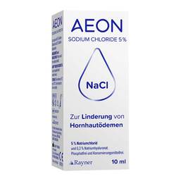 Abbildung: Aeon Sodium Chloride 5% Augentropfen 10 ml, Augentropfen PZN 15235559