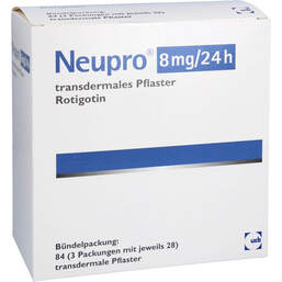 Abbildung: Neupro 8 mg / 24 h transdermale Pflaster 84 St, Pflaster transdermal PZN 15237943