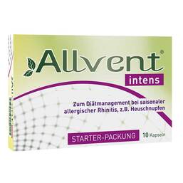Abbildung: Allvent intens Kapseln Kapseln, 10 St PZN 15239066