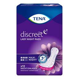 Abbildung: TENA discreet Maxi Night Einlagen bei Inkontinenz 12 St PZN 15246379