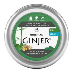 Abbildung: Ingwer Ginjer Pastillen Bio Minze 40 g, Pastillen PZN 15249998