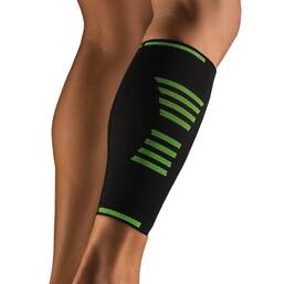 Abbildung: Bort Activecolor Sport Wadenstütze L schwarz 1 St, Bandage PZN 15256107