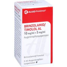 Abbildung: Brinzolamid / Timolol AL 10 + 5 mg / ml Augentropfensusp 5 ml, Augentropfen PZN 15258572