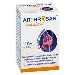 Abbildung: Arthrosan ovoaktiv Eierschalenmembran Kapseln Kapseln, 30 St PZN 15261746