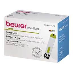 Abbildung: Beurer GL48 / GL49 Teststreifen 50 St, Teststreifen PZN 15261841